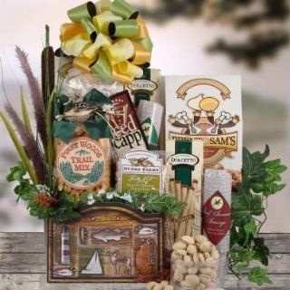 Cabin Fever Outdoor Themed Gift Basket for Him  Gourmet Snacks And Hors Doeuvres Gifts  Grocery & Gourmet Food