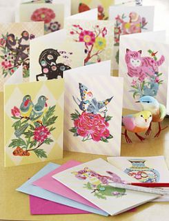 assorted greeting cards pack by petra boase