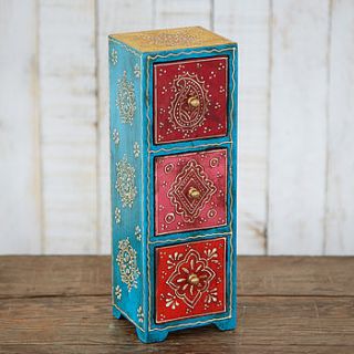 tall almirah antique style three drawer set by paper high