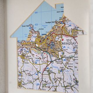 our house personalised map artwork by thelittleboysroom