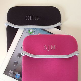 personalised cover for ipad by big stitch