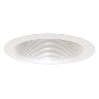 Sea Gull Lighting 6 Shower Trim with Deep Cone Baffle in White