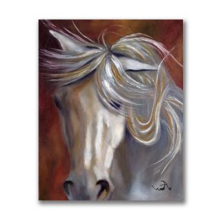 Trademark Fine Art Odyssey in White II by Michelle Moate Painting