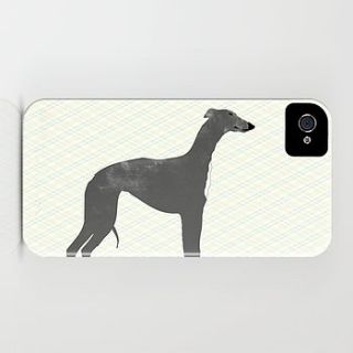 whippet dog case for iphone by indira albert