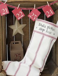 santas stocking by posh totty designs interiors