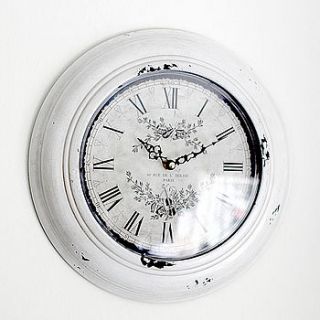 country wall clock by pippins gifts and home accessories