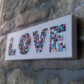button canvas love letters by ali's house of string