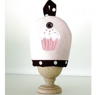 cupcake egg cosy by the apple cottage company