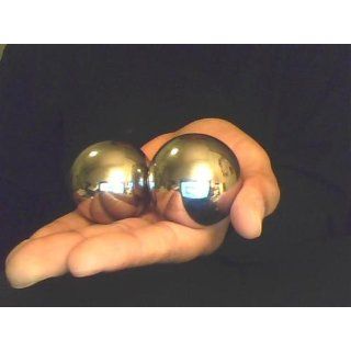 Baoding Balls Chinese Health Exercise Stress Balls Chrome Color Health & Personal Care