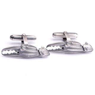 silver crab claw cufflinks by james newman jewellery