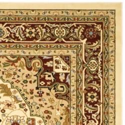 Lyndhurst Collection Ivory/ Red Rug (9' x 12') Safavieh 7x9   10x14 Rugs