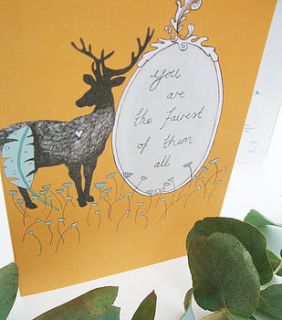 'the fairest of them all' greetings card by fay's studio