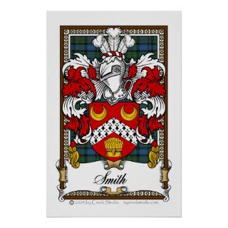 Smith Family Crest Poster