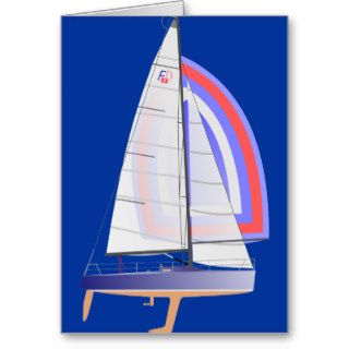 Farr 30 One Design Racing Sailboat Cards