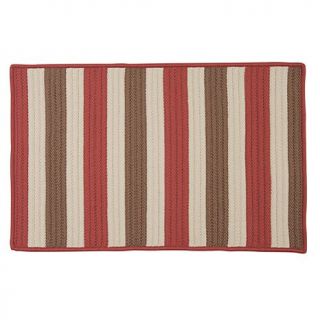 Colonial Mills Stripe It 8' x 11' Rug   Terracotta