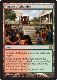 Magic the Gathering   Temple of Abandon (224/249)   Theros Toys & Games