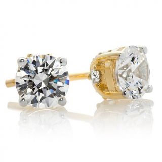 2.12ct Absolute™ Round "Surprise Stone" Stud Earrings