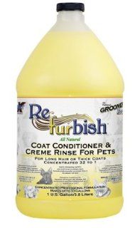 Brand New DOUBLE K INDUSTRIES   GROOMERS EDGE REFURBISH CONDITIONER (1 GALLON) "DOG PRODUCTS   DOG GROOMING   CONDITIONERS"