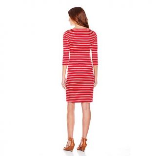 Tiana B. "Trending Stripes" Ponte Dress