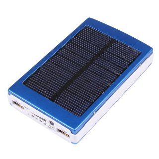 Enjoydeal Solar Powered 30000 mAh Dual USB Output Power Bank For Phone Tablet /MP4/PSP (Blue)  Patio, Lawn & Garden
