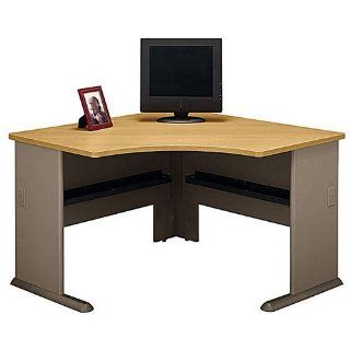 Corner Desk in Light Oak   Series A   Office Desks