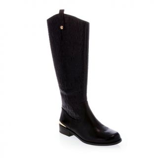Vince Camuto "Kamino" Alligator Embossed Leather Tall Boot