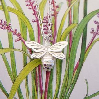 bee necklace by heather scott jewellery