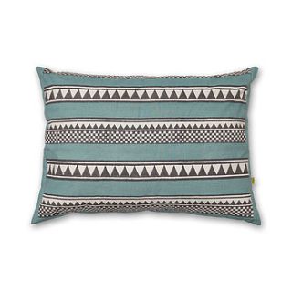 sankari stripe cotton poplin cushion cover by reason home