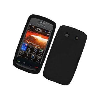 BlackBerry Curve 9350 9360 9370 Black Soft Silicone Gel Skin Cover Case Cell Phones & Accessories