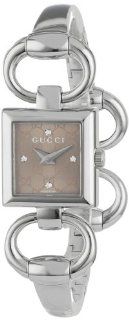 Gucci Women's YA120509 Tornabuoni Square Brown Dial Watch Watches