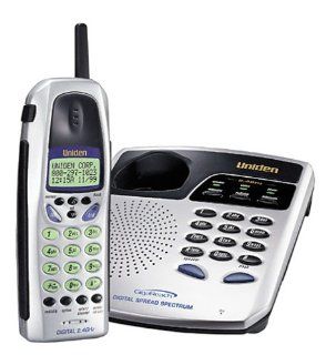 Uniden TRU3465 2.4 GHz DSS Titanium Cordless Phone with Caller ID & Speakerphone  Electronics