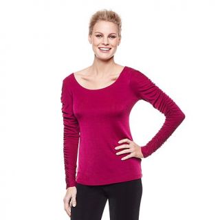 Ruched Long Sleeve Tee