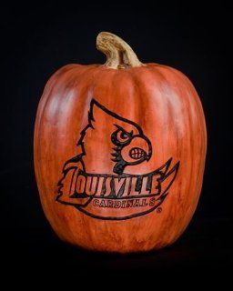 Louisville Cardinals Pumpkin Halloween Decoration  Sports Fan Home Decor  Sports & Outdoors