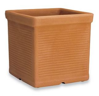 quadro millerighe square planter by advantay gardenia