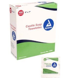 Dynarex 1304 Castile Soap Towelettes 10/100/Case Health & Personal Care
