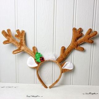 reindeer antler headband by lisa angel