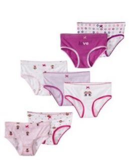 JUST ONE YOU By Carters Girls 7pk brief Purple (4T) Clothing