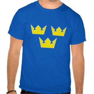 Tre Kronor Sweden Ice hockey Team 3 Crowns Olympic T Shirts