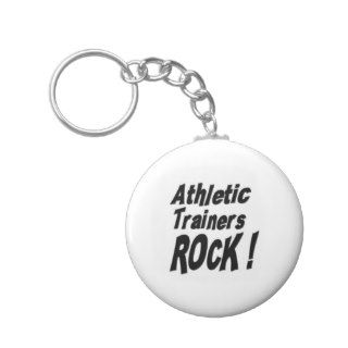 Athletic Trainers Rock Keychain