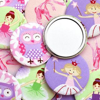 set of girls party bag compact mirrors by jenny arnott cards & gifts
