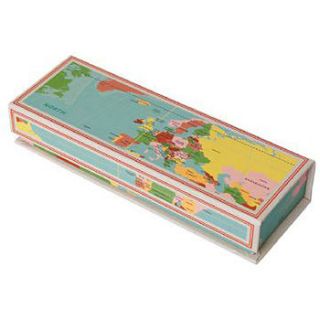 vintage style pencil box by doodlebugz