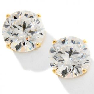 Absolute Round 4 Prong Stud Earrings