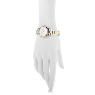 Bulova Ladies' 0.08ct Diamond Bezel 2 Tone Stainless Steel Bracelet Watch