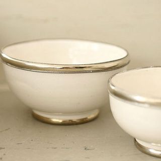 set of three moroccan bowls by lavender room