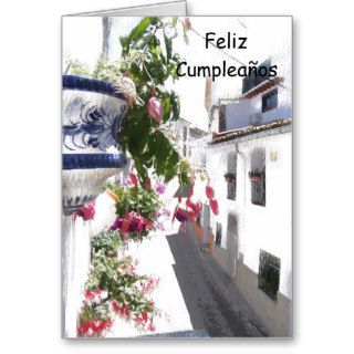 Happy Birthday Card In Spanish