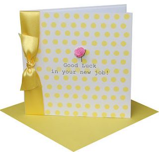 retro lemon sherbet good luck greetings card by made with love designs ltd