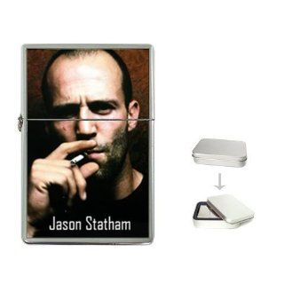 New Product Smoking Jason Statham Flip Top Cigarette Lighter + free Case Box Sports & Outdoors