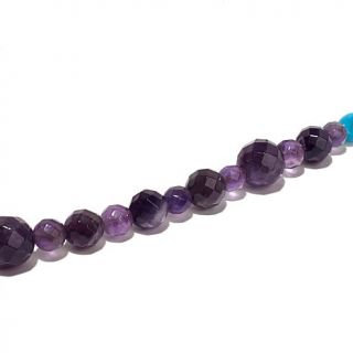 Jay King Amethyst and Turquoise 42" Necklace