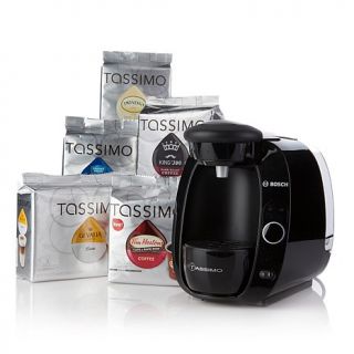 Tassimo T20 Single Serve Brewer with 78 Free T Discs