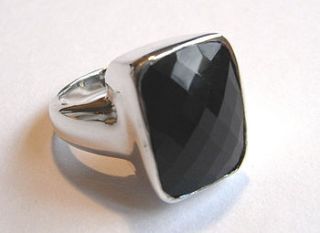 gemstone and sterling cocktail ring by sharon mills jewellery